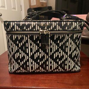 henri bendel West 57th Street Diamond Vanity Bag – Black & White